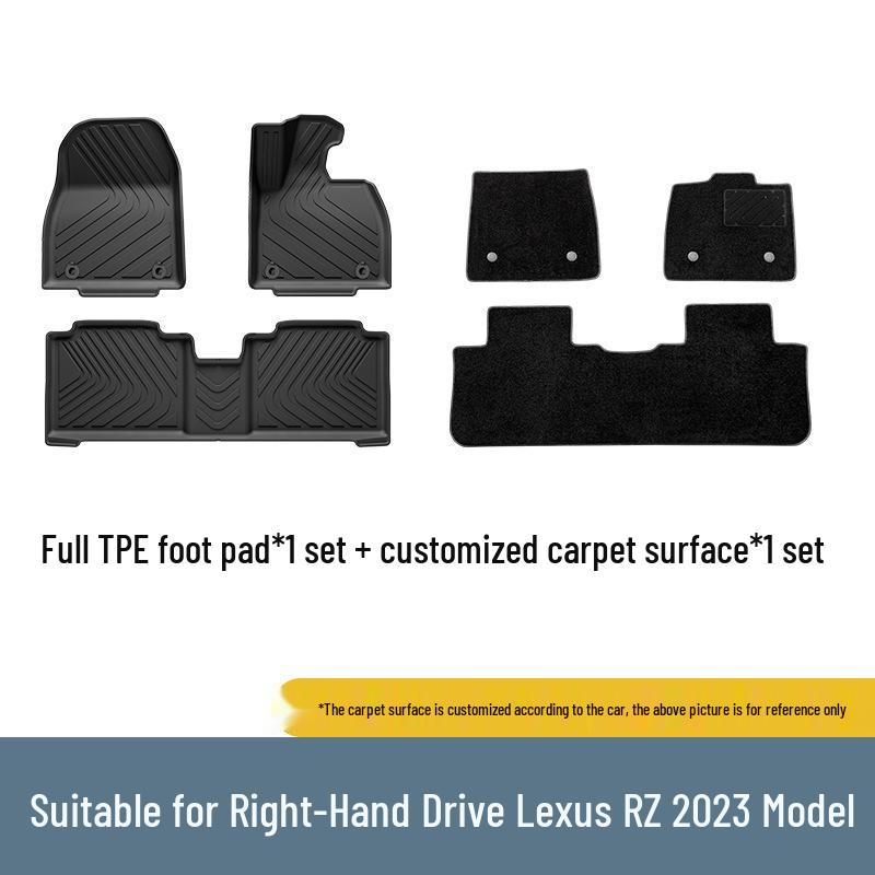 Lexus RZ 23-24 Custom All-Weather TPE Floor & Trunk Mats