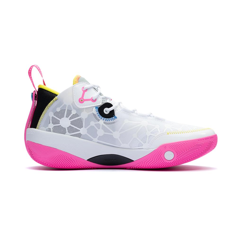 Li-Ning Wade Shadow 3 Na hřiště Bílá Růžová Pánské Tenisky ABPT065-3