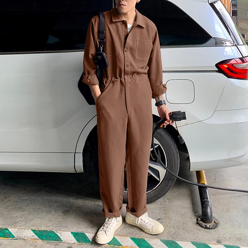 

INCERUN Весенние мужские прямые цветные длинные комбинезоны, брюки