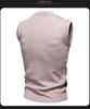 2025 Men's Autumn/Winter V-Neck Grid Knit Pullover Vest
