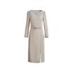LadyS Elite Melody Light Luxury V-Neck Midi Dress