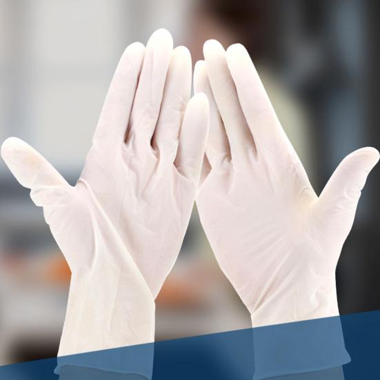 100Pcs Disposable Thick Home Cleaning Elastic Waterproof Kitchen Nitrile Gloves