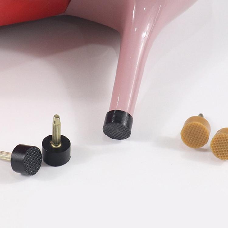 Quiet Walking Heel Pads Caps With Antislip Design Includes Pliers and Storage Case Women's High Heel Tips Replacement