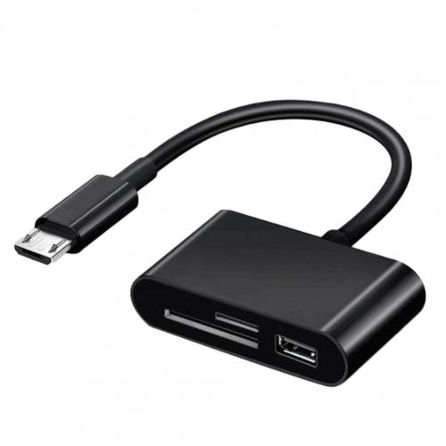 

3 in 1 Card Reade Multi in 1 USB 2 0 Type C U Disk TF Card Reader OTG Adapter for Mobile Phone