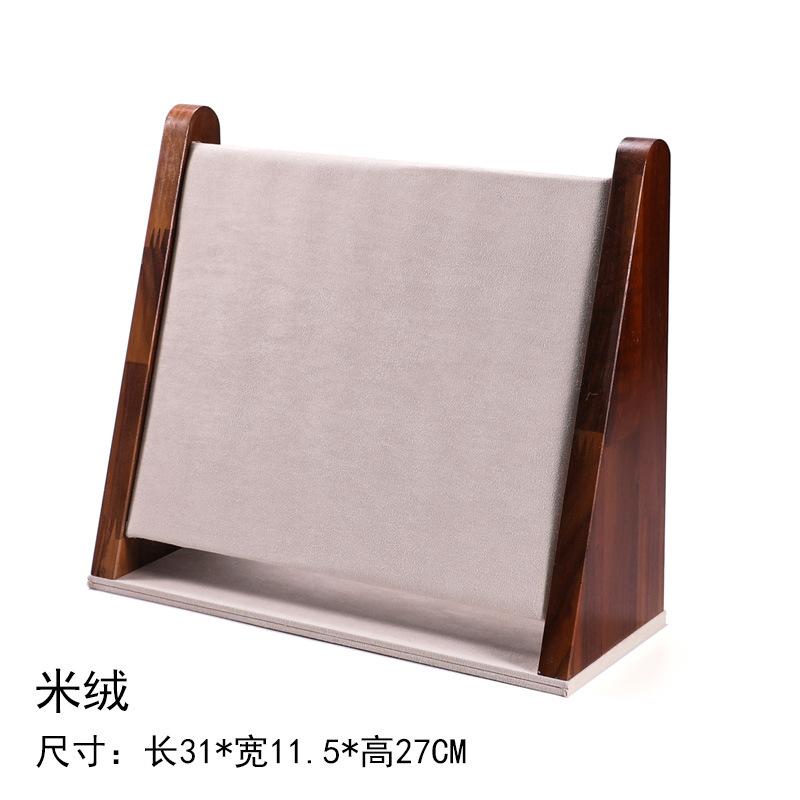 Walnut Jewelry Display Stand Combination Set Jewelry Display Ring Jewelry Look Pallet Necklace Display Model Stand