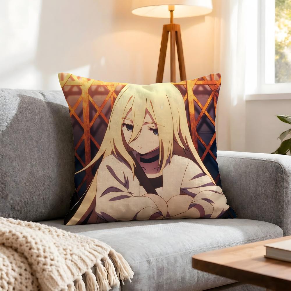 Anime Angels of Death Cushion Cover Pcs Decorative Covers Soft Cushion Case for Sofa Couch Decor x x Pillowcases