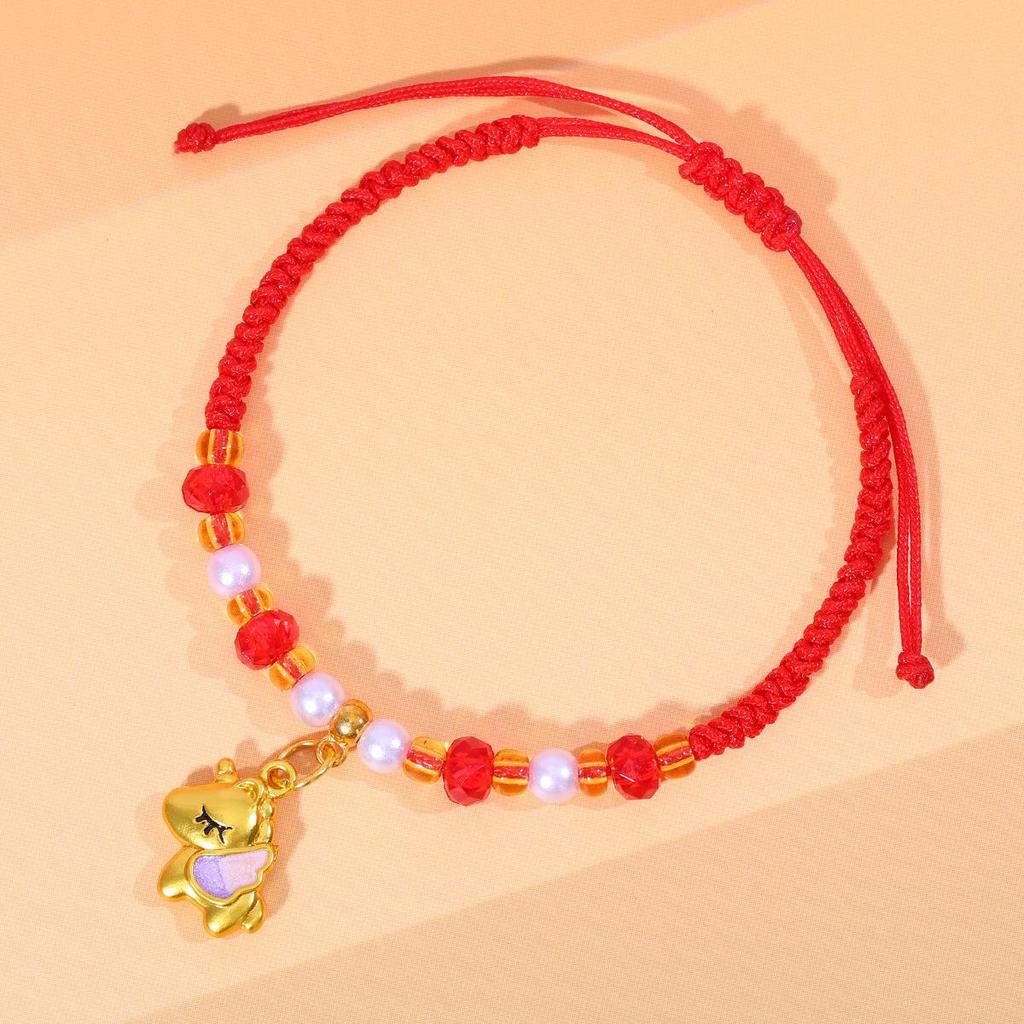 Year of the Horse Zodiac Bracelet - Red String Handmade Couples Charm for Men and Women, New Year Gift Jewelry