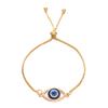 Lucky Turkish Evil Devil'S Eye Bracelet For Women Adjustable Lucky Chain Zircon Bracelet Jewelry Accessory