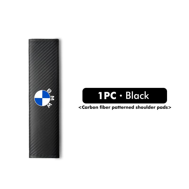 Carbon Car Seat Belt Cover Shoulder Protector Accessories For BMW Performance X1 M3 M6 F01 F02 E34 E36 E60 F10 F20 X6