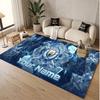 Personalized Crystal Velvet Carpet Manchester City Pattern Non Slip Floor Rug