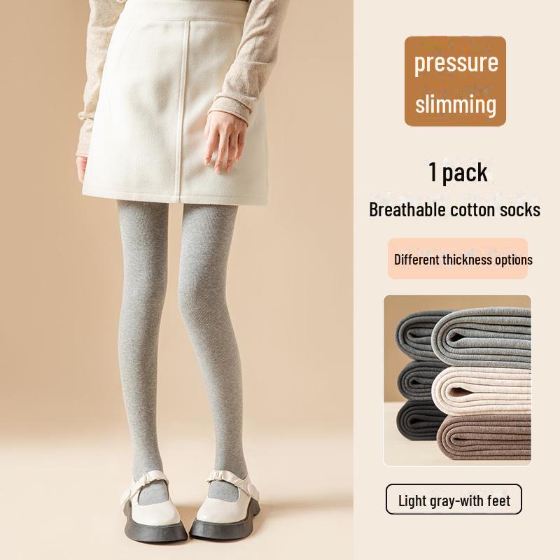 Oriental Edge Cotton Leggings: Vertical Stripes, Waist 24, Thickened, Slimming, Warm Tights