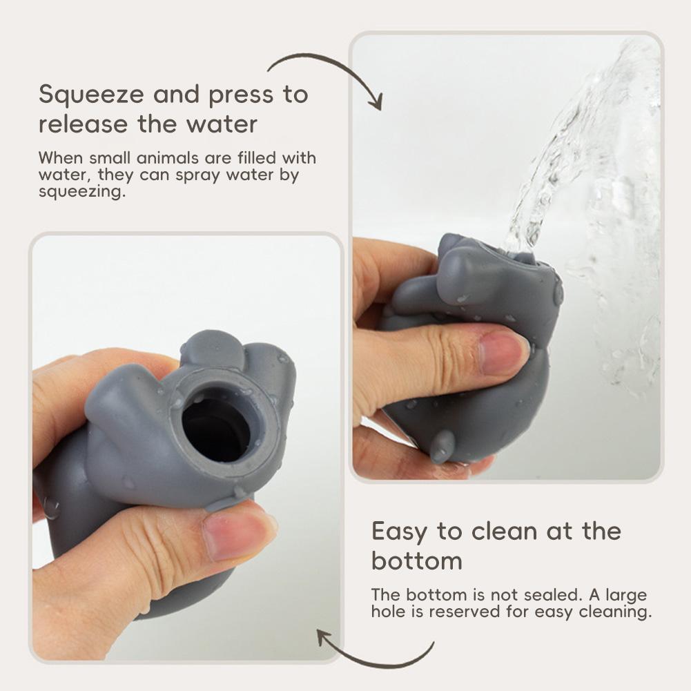 Stackable Bath Boats for Toddlers Water Play Animal Bath Stacking Boats with Puppets Sensory Bath Toys for Babies Parent-Child Bath Time