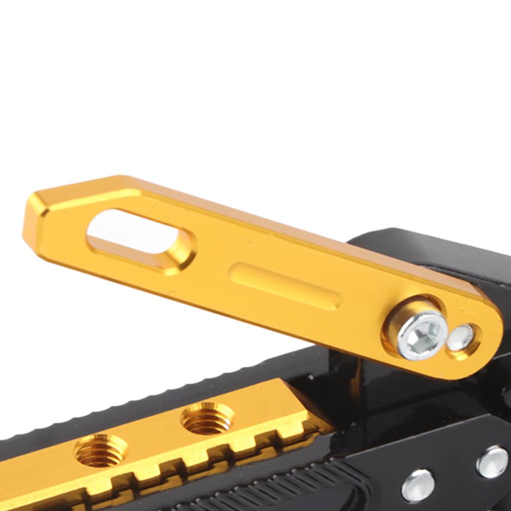 Motorcycle Kickstand Adjustable Nonslip Side Parking Foot Support for Scooter Electric BikeBlue