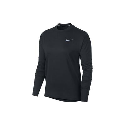 Element Casual Sports Crew Neck Long Sleeve Running Sweatshirt Women Tops Black 928742-010