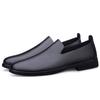 Genuine Leather Men Footwear Slip On Office Man Formal Shoes Wedding Party Men Dress Shoes Breath Driving Lazy Loafers Moccasins