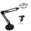 LED Magnifying Desk Lamp for Welding, Tattooing, Nail Care, and Eye Protection
