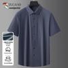 Herren Eisseide Kurzarm Poloshirt