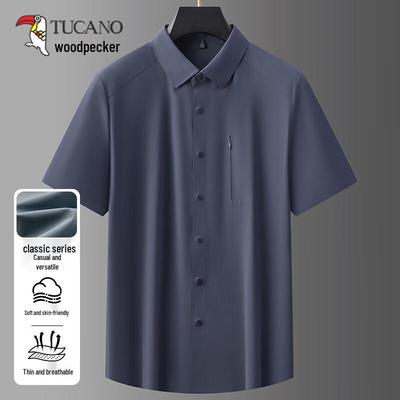 Men's Ice Silk Short Sleeve Polo Shirt