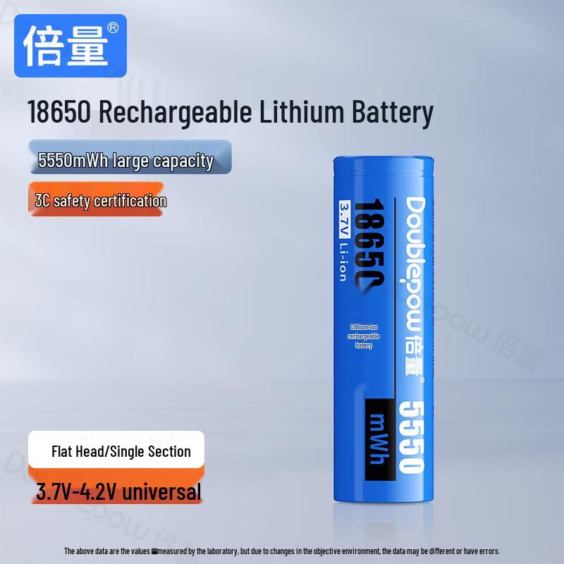 Doublepow 18650 Li-ion Batteries and Smart Charger CN plug (adapter included)