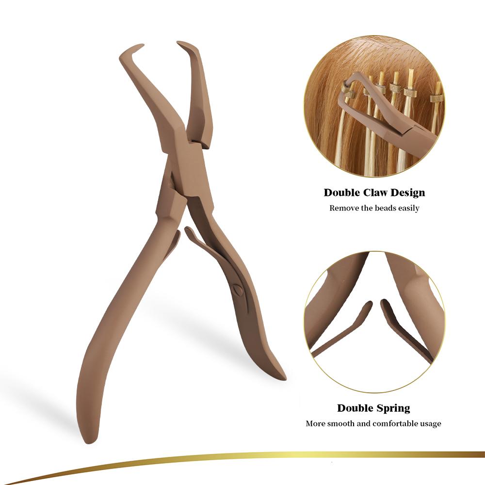 Hair Extension Pliers Kits Pliers Alligator Hair Clips for Feather Extension Pulling Needle Hair Extension