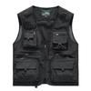 Men's Multi-pocket Mesh Vest for Spring & Autumn - Versatile for Fishing, Photography, and Outdoor Activities