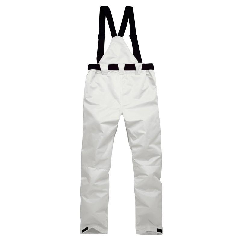 Paar Skihose Unifarbene Warme Hose Dopamin Wasserdichte Tasche Träger Skihose Für Männer Und Frauen Hose Damen Overall