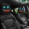 New Universal Car Seat Cover Breathable Elastic Car Headrest Cover Dust-proof Car Seat Headrest Halloween