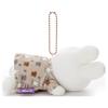 Bruna Miffy and Snuffy Sleeping Friend Ball Chain Mascot Miffy Plush Toy Width Approx. 16cm