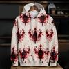 Spring And Autumn Fashion Men's Hoodie Bloody Wound 3D Print Hoodies Street Casual Boy Sweatshirt Men's Oversized Top Clothing