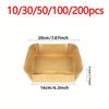 50-200 Pezzi Carta Usa e Getta per Friggitrice ad Aria Quadrata, Carta Pergamenata Resistente all'Olio e all'Acqua per Cottura al Forno, Arrosto e Barbecue