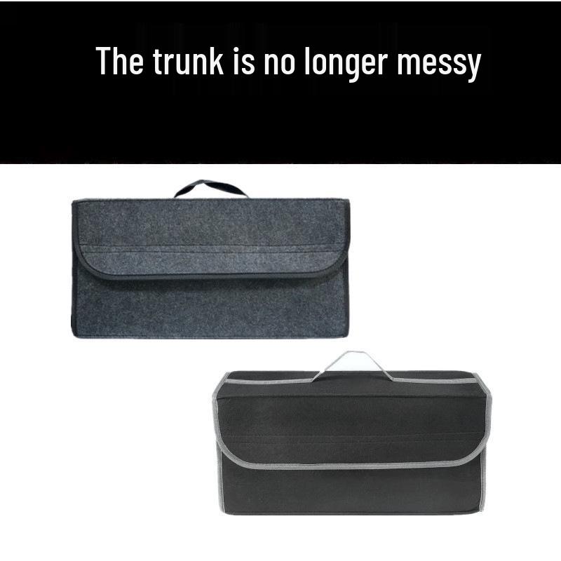 Foldable Car Trunk Storage Bag - Large Capacity Tail Box Organizer