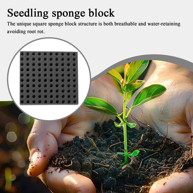 Reusable Soilless Cultivation Planting Cotton Hydroponic Seedling Garden Nursery Sponges Plant Vegetables Cultivation Pots