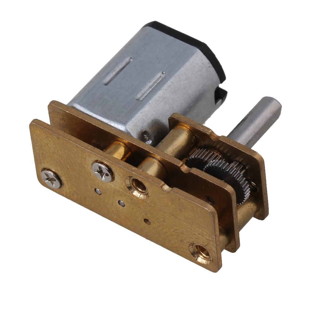 10mm DC 12V 200RPM GM12-N20 Micro Electric DC Gear Box Motor Silver Gold