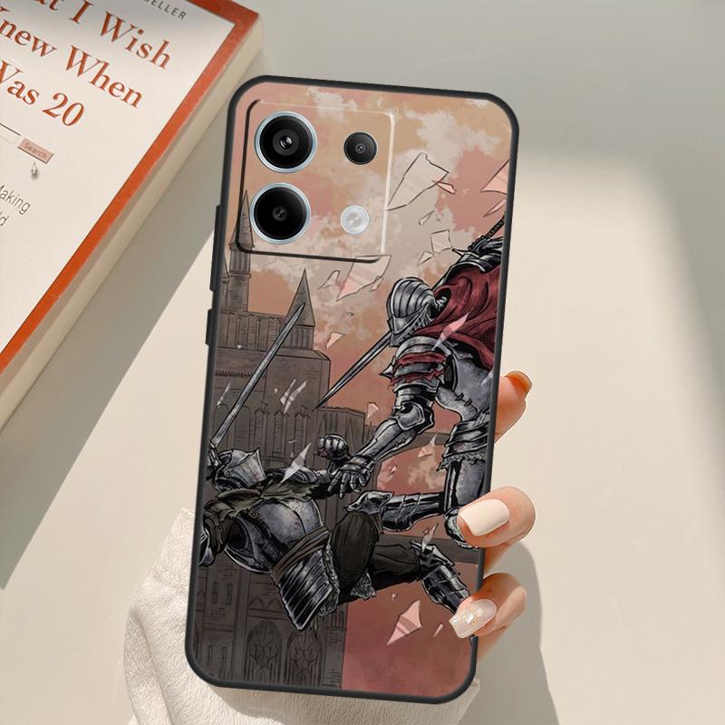 Praise the Sun Dark Souls Funda For Xiaomi Redmi Note 14 13 12 10 11 15 Pro Plus Case For Redmi 15C 10C 12C 13C 14C 15