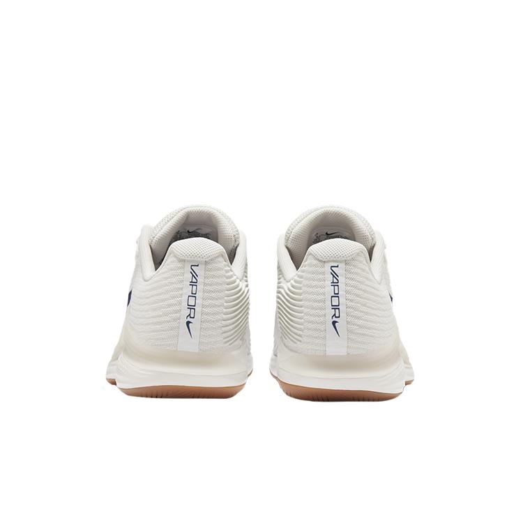 Nike Court Air Zoom Vapor 12 HC Summit White Binary Blue Women Sneakers Cream Phantom Gum-Medium-Brown FV5554-101