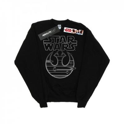 Herren Sweatshirt mit dem Logo „The Last Jedi Resistance“ in Metallic