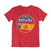 ESPANA Football T-Shirt Retro Circle, Adults Kids Or Baby, World Cup 2026 SPAIN