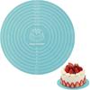 Round Silicone Baking Mat, 11.8In Baking Mat for Rolling Out Dough, Round Silicone Mats, Heat Resistant Pastry Bakings Mats with Size Measurement