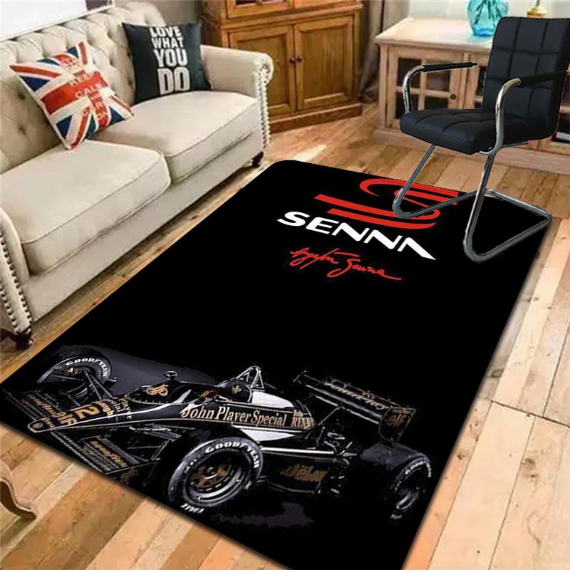 Ayrton Senna racing Rug Floor Mat for Living Room or Bedroom Soft and Comfortable Carpet a Gift for Birthday and Holiday.NFF0928193
