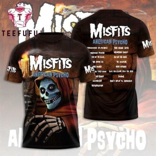 Misfits Band American Psycho 2026 AOP 3D Shirt S-6XL PP2789 S