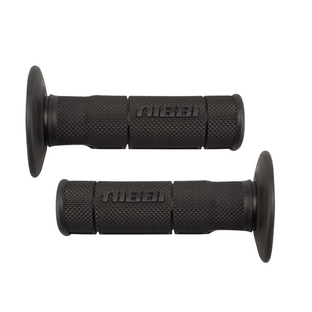 NIBBI Motorcycle Hand Grips, 7/8" 22mm 24mm Dirt Bike Grips, Universal Motorcycle Handlebar Grips,