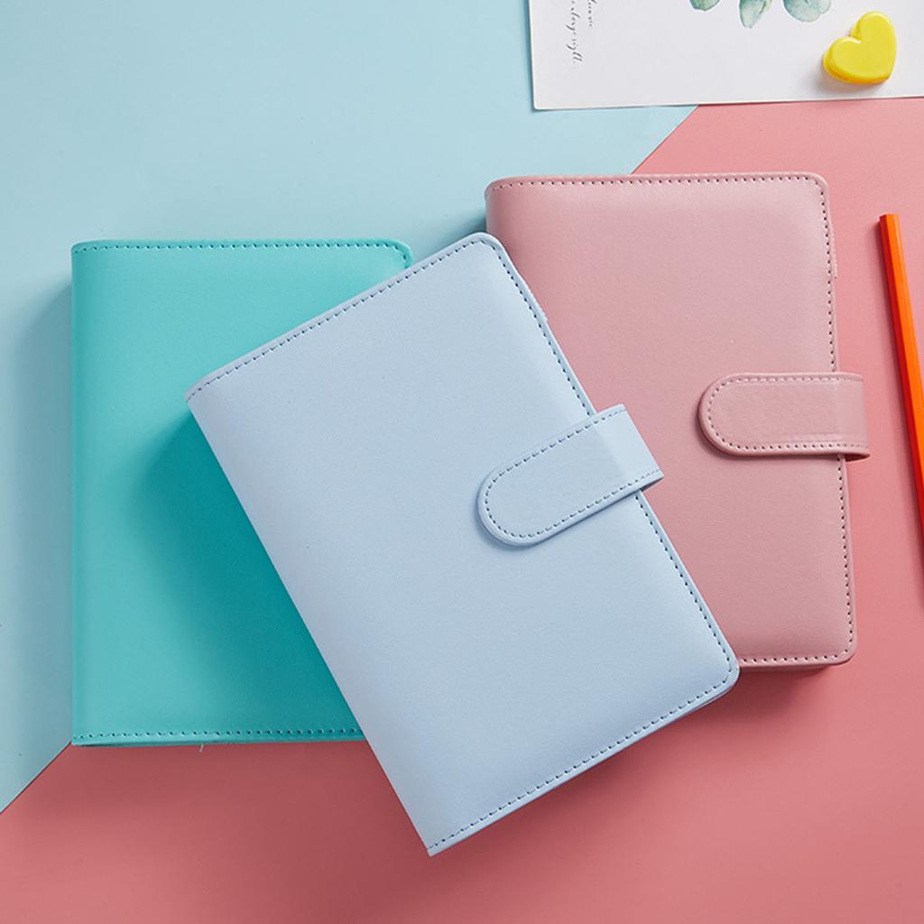 Refillable Leather 6 Rings Binder Budget Planner Binder Business Notebook Binder Covers Travel Journal Binder Covers