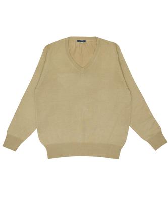 CONOMi School Solid Size M Sweater, Wool-Acrylic, Uniform, Color, ARCPSW-2011 05, Beige,