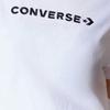 Converse Crop Tops Women's White Crew Neck Moderate 10024771-A04