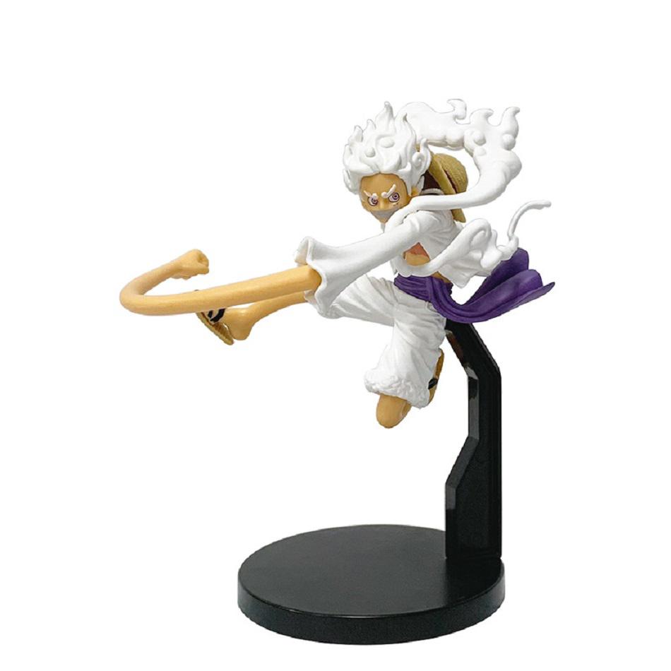18CM/3pcs One Piece Anime Peripheral Figure Nika form Gear Five Monkey D Luffy Figures Doll Statue Pvc Model Toy Christmas Gifts