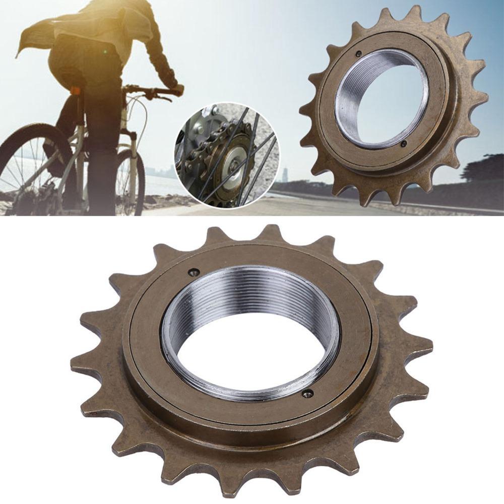 18 Teeth Bike Freewheel Steel 7.8cm Diameter Single Speed Freewheel Easy Installation Fixed Gear Freewheel Bicycle Accessory
