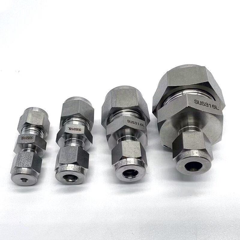 Stainless Steel 3/8 Reducing Ferrule Straight Connector