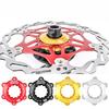 A Set Bicycle Center Lock To 6 Bolt Rotor Lock Ring Adapter Road Bike Disc Brake Rotor Lock Cover Ring Converter For Shimano CN