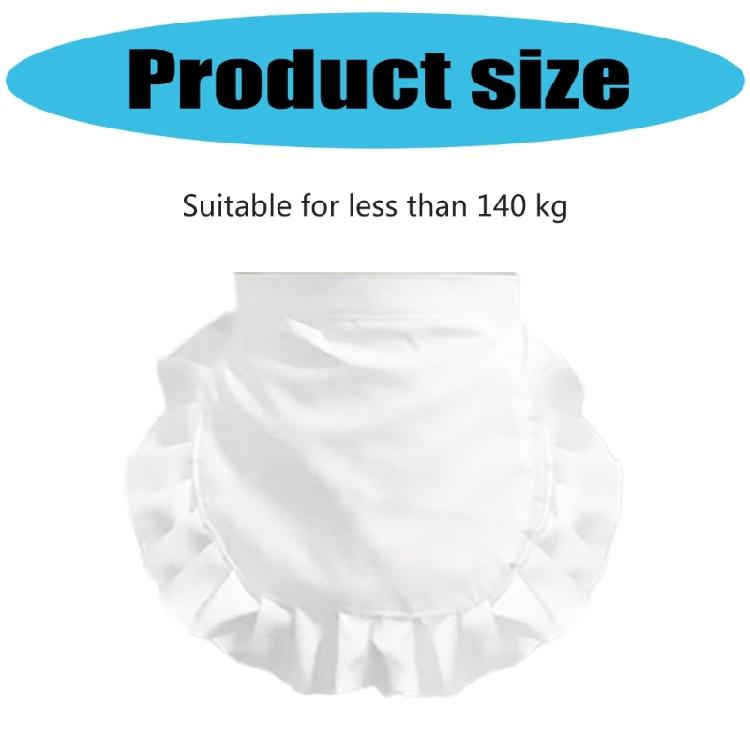 Costume Grembiule da Cameriera Grembiule da Cameriera Arricciato Regolabile per Halloween Cosplay Donna Grembiule da Cucina Grembiule da Cucina Grembiule da Servizio