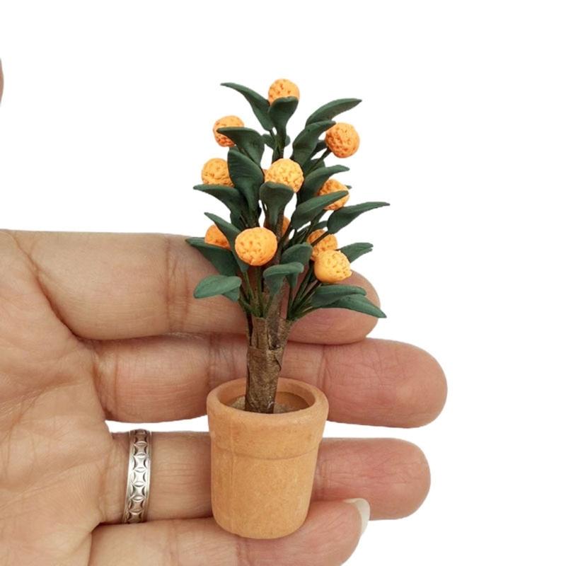 Garden Artifical Leaf Miniature Plant Model Accessories Role Play Leaf Green Plant Doll House Props